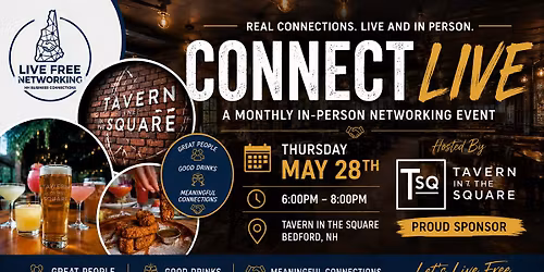 Connect Live Hosted By Tavern In the Square - Bedford