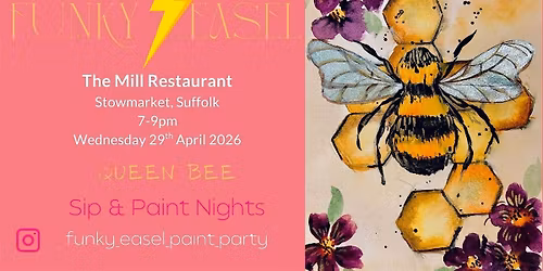 Funky Easel Paint & Sip Night at The Mill Restaurant & Bar in Stowmarket