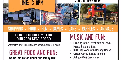 SFCC - Annual Street Fair and Board Election Day