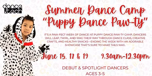 Puppy Dance Paw-ty Ages 3-5