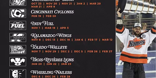 Fort Wayne Komets vs. Kalamazoo Wings
