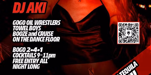 DJ BEVERLY CHILLS + DJ Aki Locker Room Gogo Oil Wrestling FREE PARTY