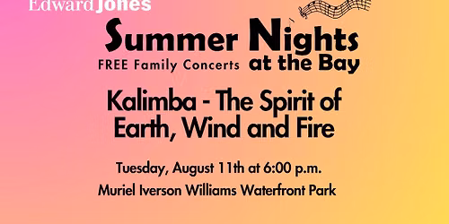 Summer Nights at the Bay- Kalimba - The Spirit of Earth, Wind and Fire