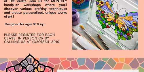 Art Club- Faux Stained Glass Suncatchers