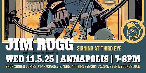 WED 11\/5\/25: YOUNGBLOOD #1 Signing with JIM RUGG!
