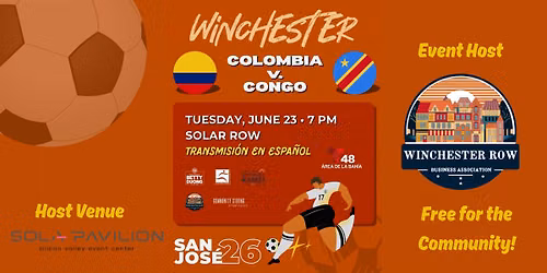 Winchester Row Soccer Watch Party @ Solar Row Pavilion