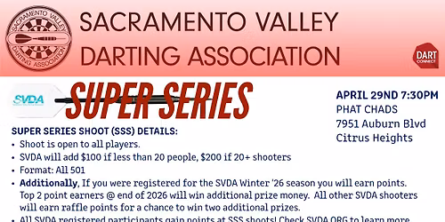 SVDA Super Series 2026 Event #1