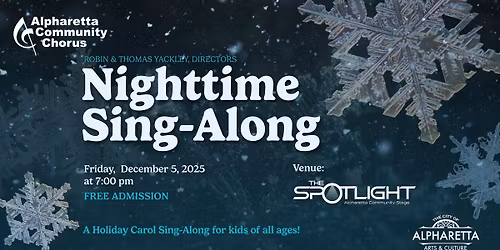 Alpharetta Chorus Nighttime Sing-Along