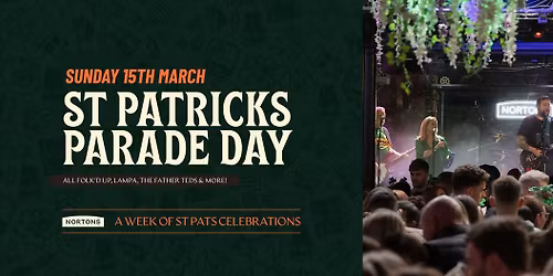 St Patrick's "Parade Day" - All Folk'd Up, The Father Teds, Lampa, Jack Banting & more ...