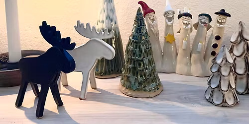 Julmarknad på 1280 keramikstudio
