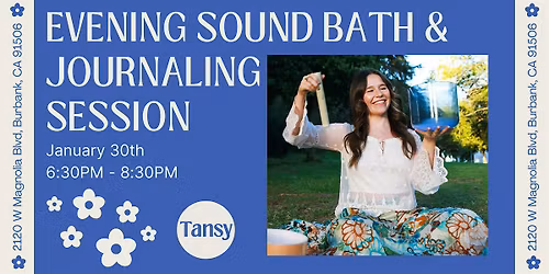 Evening Sound Bath & Journal Session with Reanna