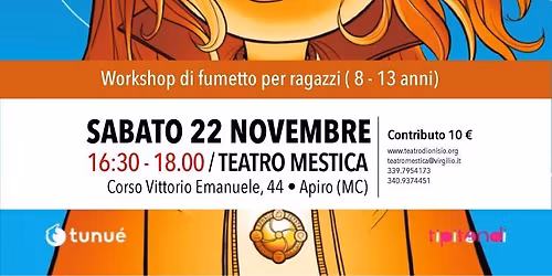 workshop di fumetto (8-13 anni)