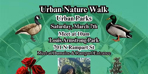 Urban Nature Walk-Louis Armstrong Park
