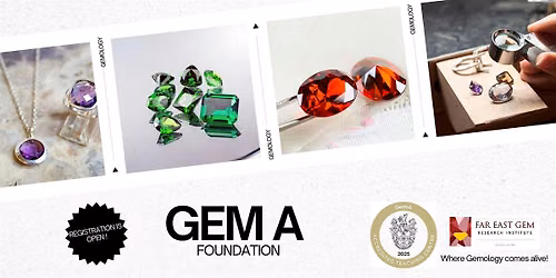 Gem A  - Gemology Foundation (Full course ) * SEPTEMBER 2026