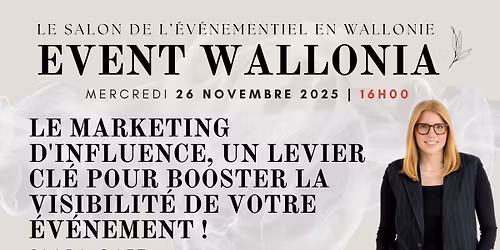 LE MARKETING D'INFLUENCE, UN LEVIER CLE POUR BOOSTER LA VISIBILITE DE VOTRE EVENEMENT