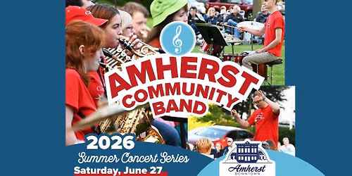 Amherst Community Band Summer Concerts!