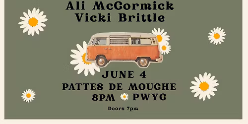 Ali McCormick & Vicki Brittle at Pattes De Mouche Thursday, June 4th, 2026