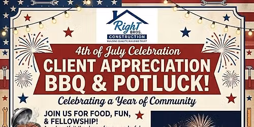 Client Appreciation BBQ & Potluck
