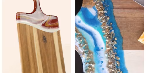 Resin Serving Board Workshop