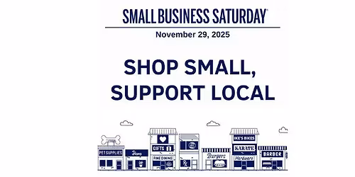 SHOP SMALL SATURDAY