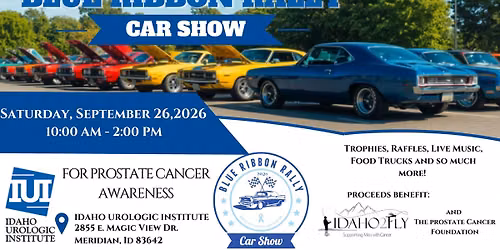 Blue Ribbon Rally Charity Car Show for Prostate Cancer Awareness