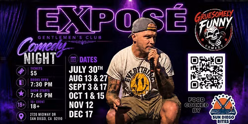 Expose comedy Oct 1st