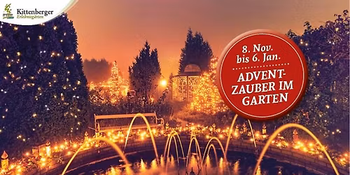 Kittenberger Adventzauber im Garten \u2013 Lichterglanz & Feuerschein