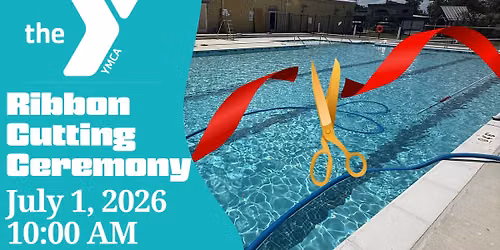 Outdoor Pool Ribbon Cutting Ceremony