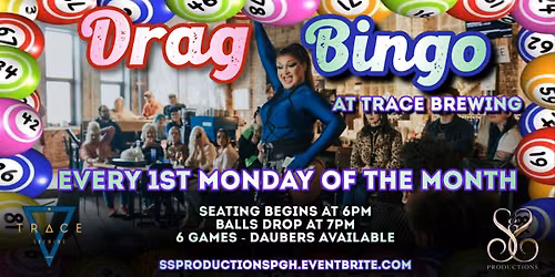 PRIDE DRAG BINGO AT TRACE BREWING - JULY