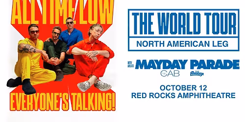 Parking All Time Low with Mayday Parade, The Cab, and The Paradox