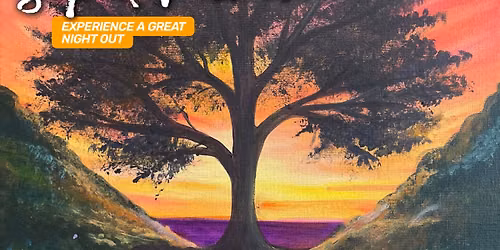 Paint 'Mind the Gap' in Gloucester at the High Orchard. Brush Party with Kirsty
