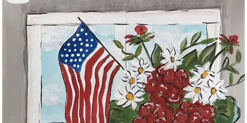 Patriotic Painting in acrylics with Dona Jo