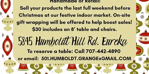 Holiday Sales and Gift Wrapping Event