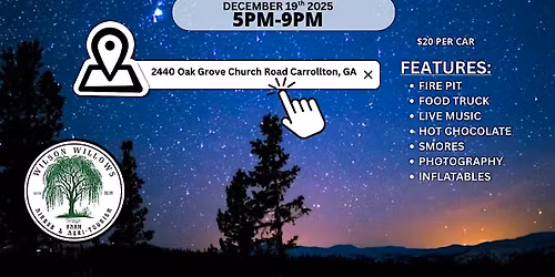 Sky Night Viewing at Willows Wonderland