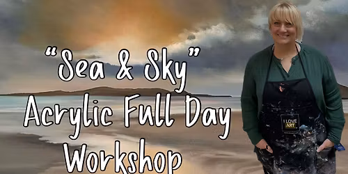 \u201cSea & Sky\u201d acrylic seascape workshop 