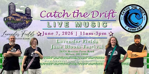 CtD & Co at Lavender Fields June Bloom Festival