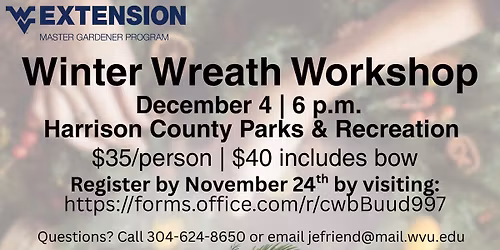 Winter Wreath Workshop