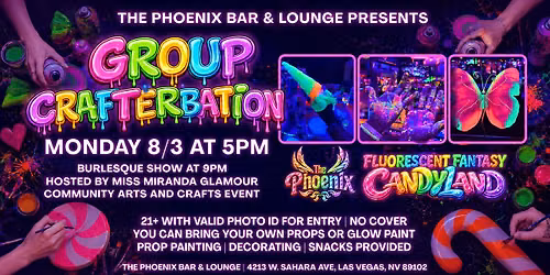 \ud83c\udf08\ud83c\udfa8 GROUP CRAFTERBATION | Candyland Glow Party Decorating \ud83c\udfa8\ud83c\udf08