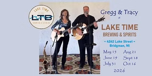 Gregg & Tracy at Lake Time Brewing & Spirits