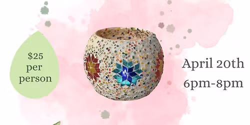 Mosaic Candle Holder 