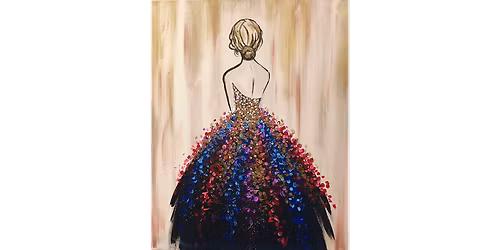 Dazzling Dress - Paint and Sip in Houston | Classpop!\u2122