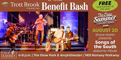 Shane Martin Presents Songs of the South - Trott Brook Benefit Bash