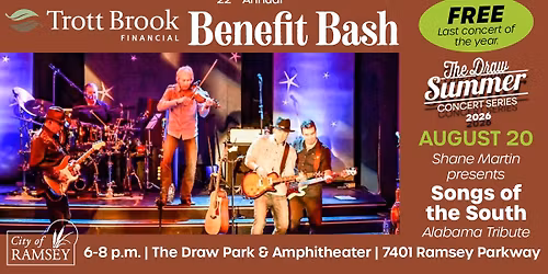 Shane Martin Presents Songs of the South - Trott Brook Benefit Bash