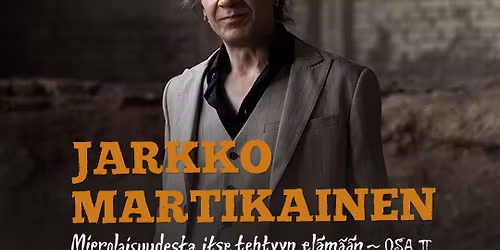 Jarkko Martikainen 20v. \/ Sipoo, Topelius-sali
