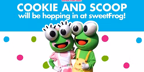 Mascot Visit at sweetFrog Salisbury