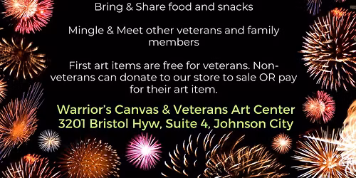 Veteran & Family Potluck, Art & Support ** 5-8pm