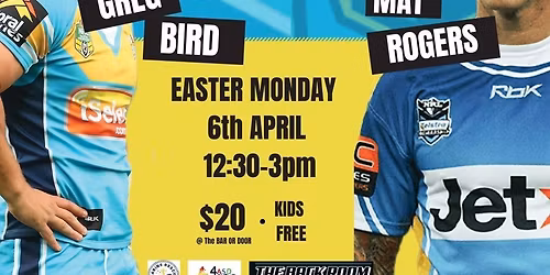 An Afternoon w\/ Mat Rogers & Greg Bird