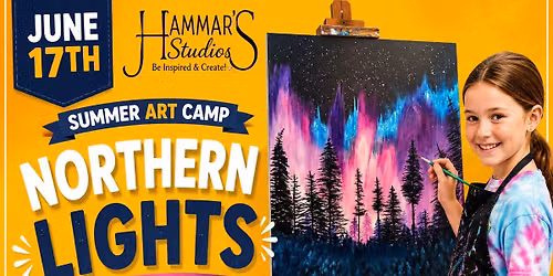 \ud83c\udfa8Summer Art Camp: Northern Lights 16x20 Salem, NH