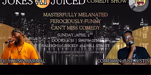 Jokes at Juiced! Comedy Show
