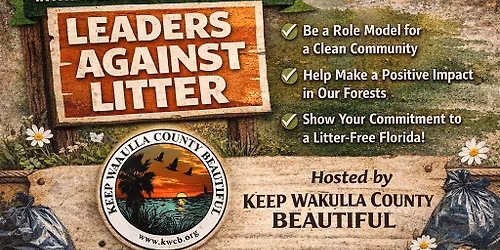 \ud83c\udf0e 2026 GREATEST AMERICAN CLEANUP KICKOFF APALACHICOLA NATIONAL FOREST CLEANUP